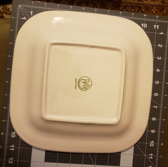 Bella Ceramics Vibrant Square Fish Platter - Picture 3 of 5